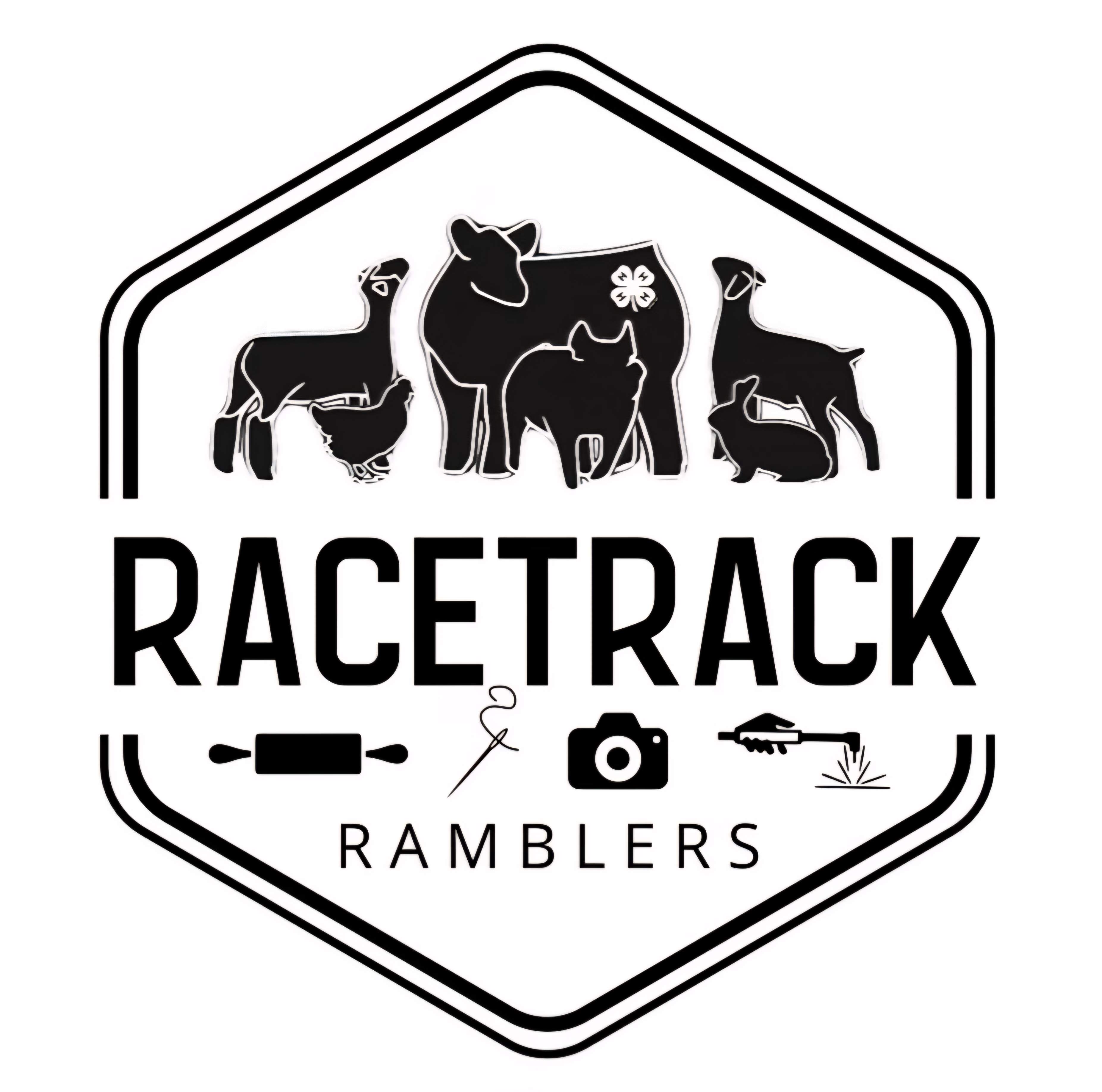Racetrack Ramblers 4-H Club Logo.
